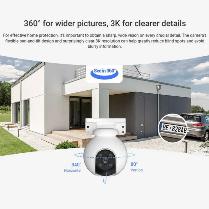 كاميرا مراقبة H8 Pro بدقة 3K Wi-Fi Camera H8 Pro 3K كاميرا مراقبة H8 Pro بدقة 3K Wi-Fi Camera H8 Pro 3K